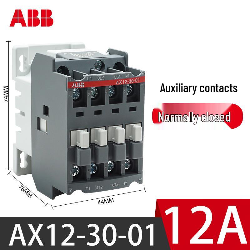 ABB AX09-30-10-80 Three-phase Contactor, 380V AC, AC220V, New Energy Model