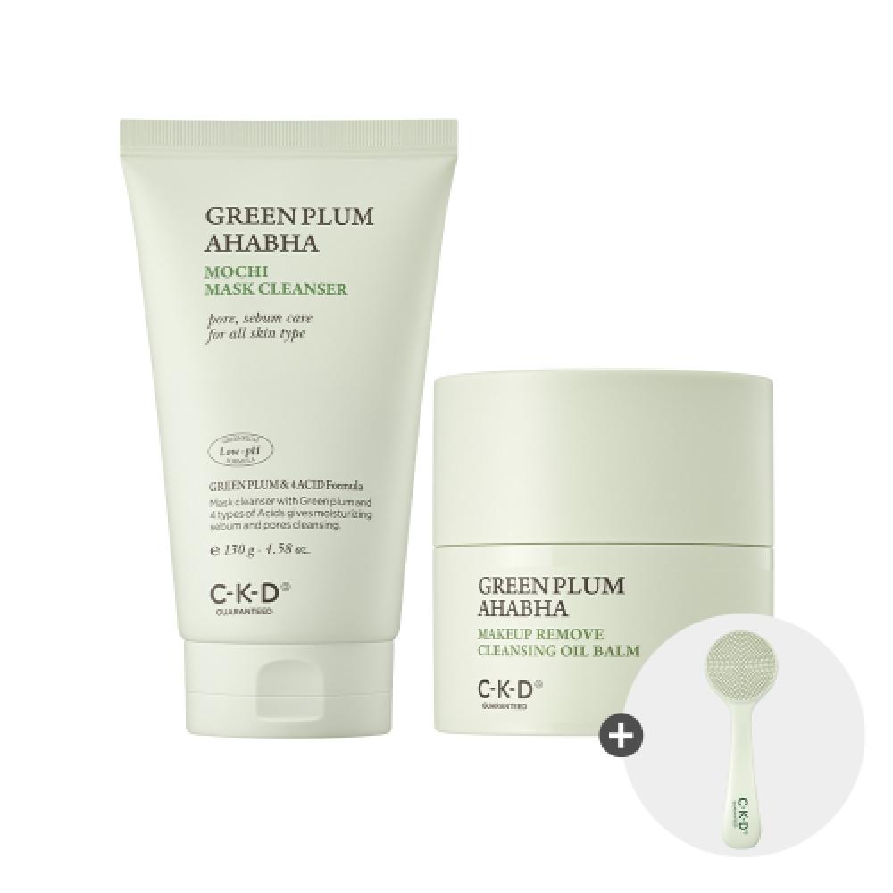 

Ckd Гарантований Зелений Слива Aha Bha Sebum Zero Пакетик Мило 150мл + Олійний Бальзам 50г + Безкоштовна Щітка для Пор Sebum NONE