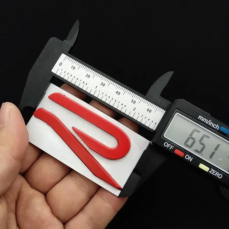 Insignia Emblema R de Metal 3D Pegatinas Calcomanías para Carrocería Cola Maletero para VW Volkswagen GTI R Rline Golf Beetle Passat Sharan Jetta BA5