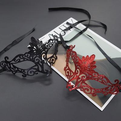 Sexy Hollow Queen Eye Mask Halloween Lace Masquerade Mask Fashion Dance Masks