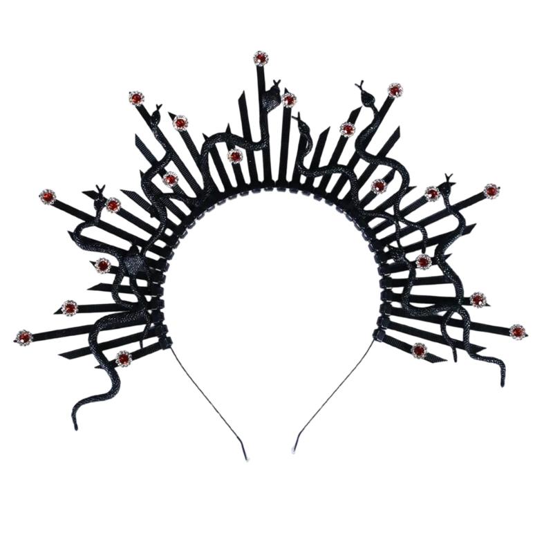 Mystical Snake Gothic Headwear Cosplay Hair Accesories Fashion Costume For Halloween Parties And Themed Event