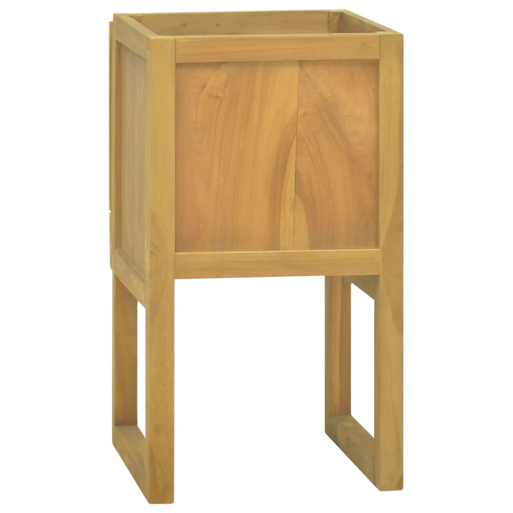 Bathroom Cabinet 41 X 40 X 75 Cm Solid Teak Wood