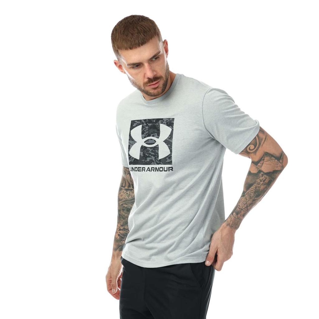 Under Armour Mens Boxed Logo Camo T-Shirt