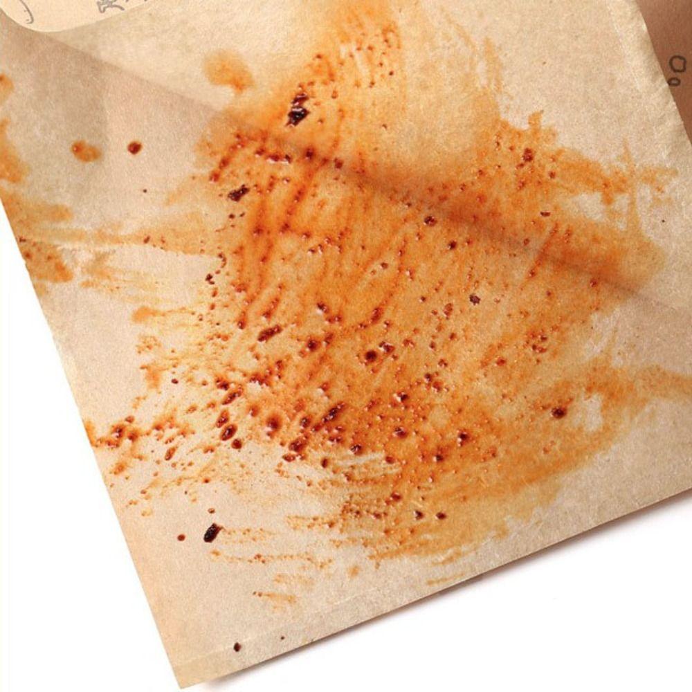 50pcs Disposable Greaseproof Paper Sandwich Bags Water-proof French Fries Packaging Bag  Bread