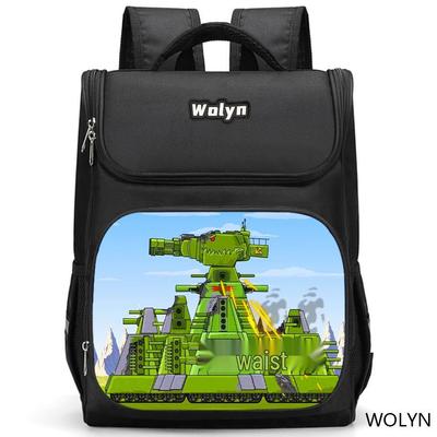 World of Tanks KV44 Spine Protection Backpack for Boys - Grades 1-5