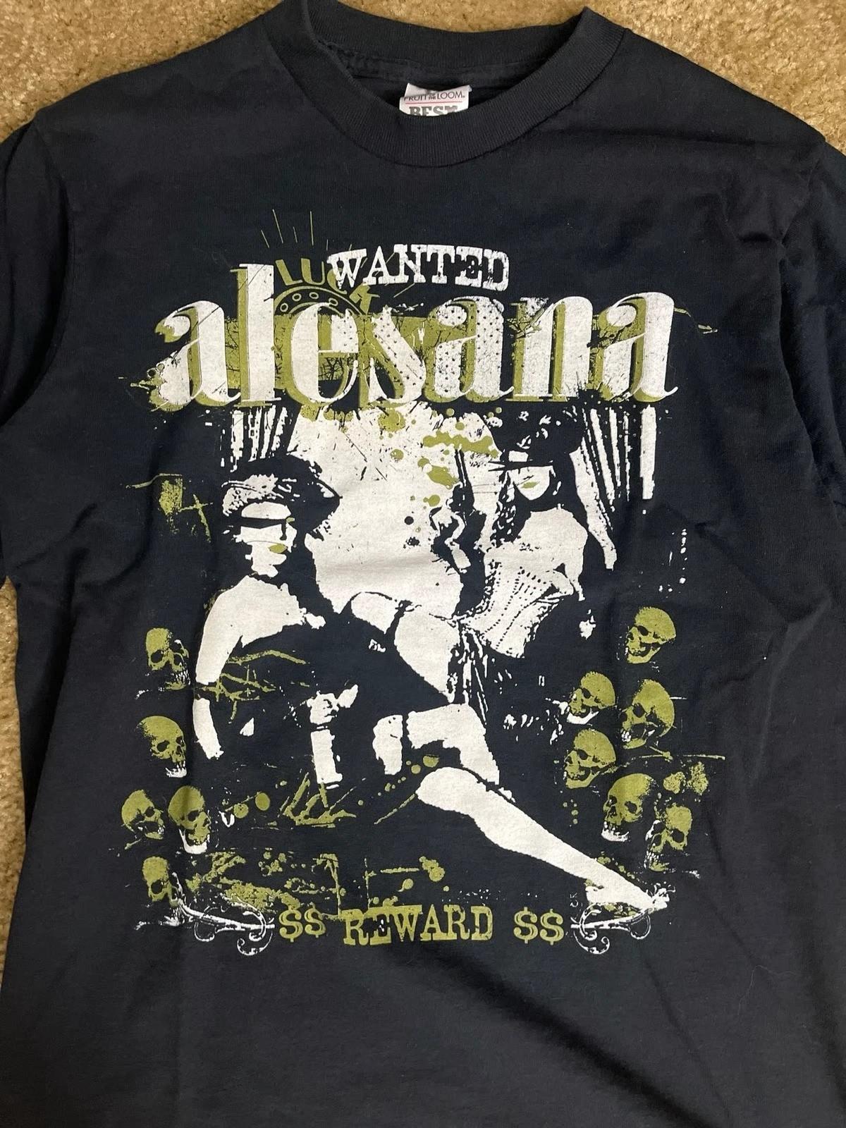 Hot Alesana Band Collection On Tour Black Concert Shirt CL484 M