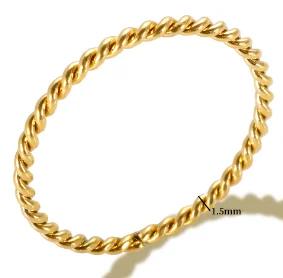 Anello Minimalista in Acciaio Inossidabile a Forma di Cuore Amore Vuoto per Donne Anelli con Zirconi Intarsiati Colore Oro Impermeabile Gioielli Moda Romantica