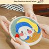 DIY Russian Punch Needle Kit: Handmade Beginner Cartoon Wool Painting
