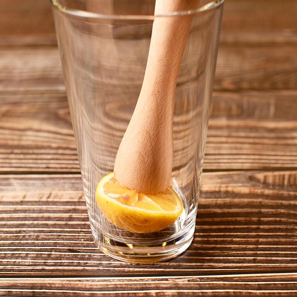 Kitchen Bar Tool Cocktail Wooden Mixer Muddler Stirrer Ice Crusher Masher