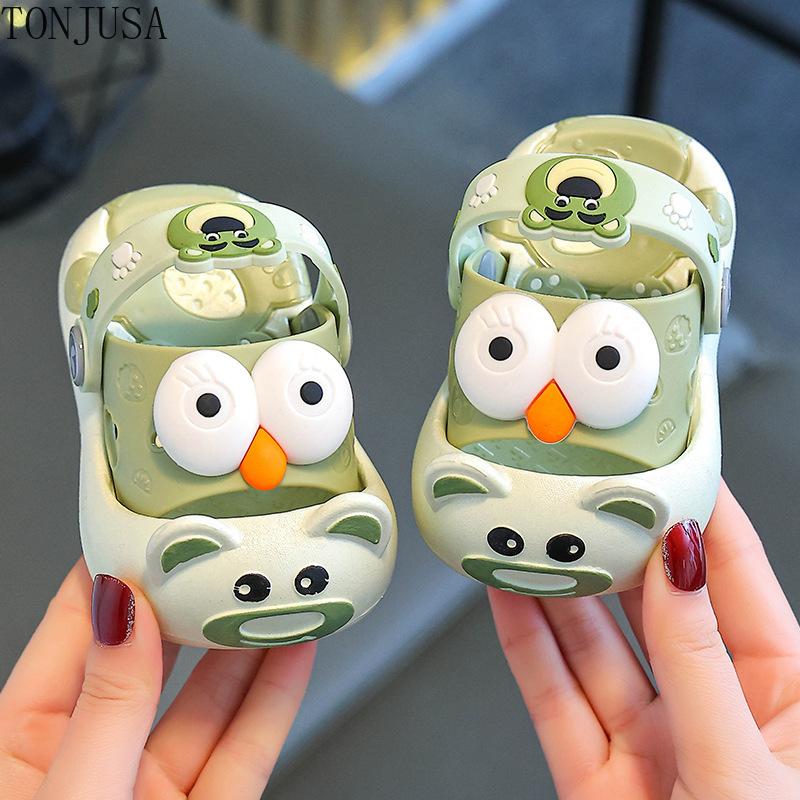Big Eyed Children's Slippers Baby Cartoon Cool Slippers For Boy