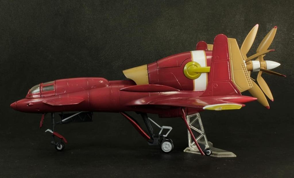 PM Office A Kingdom of Honneamise Air Force Fighter, 3rd Stirado, Single-Seat Type, 1/72 Scale, Approx. 205mm Length, Plastic Kit PP060