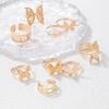 New Bohemian Butterfly Ring Set, Geometric Simple Hollow Nine-piece Ring Set