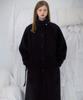 Rosefranz Half-Neck Overfit Long Coat [Black]