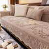Short Plush Sofa Cover Living Room Winter Warm Couch Towel Home Decoration Anti-Slip Armchairs Seat Cover Sofa Cushion Slipcover