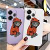 Cool Cat Soft Silicone Case For Xiaomi Redmi Note 13 Pro 13C 14 Poco C65 Samsung A55 A35 A34 M35 S24 iPhone Huawei Honor 200 Realme Shockproof Cover