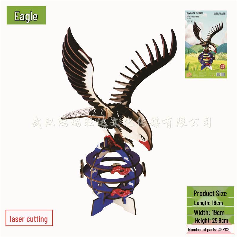 3D DIY Wooden Jigsaw Puzzle Model - Laser Cut Building Set