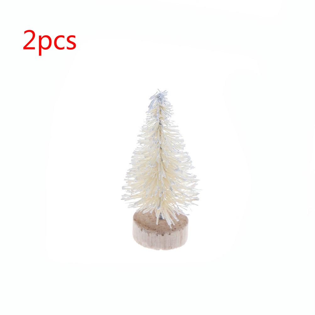 Hot DIY Mini Christmas Tree Small Pine Tree Placed In The Desktop Home Decor Christmas Party Decoration Kids Gifts For Home Xmas