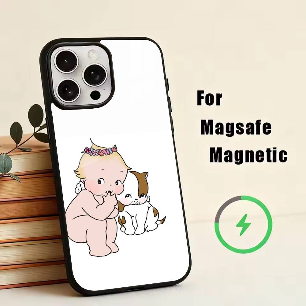 Lovely Kewpie Baby  Phone Case For iPhone17,16,15,14,13,12,11 Plus,Pro Magnetic For Magsafe Wireless Charging