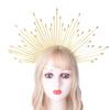 Heiligenschein Stirnband Hochzeit Haarband Stilvolles Haaraccessoire für Partys und Cosplay Multifunktionales DIY Sonnenstirnband Schmuck