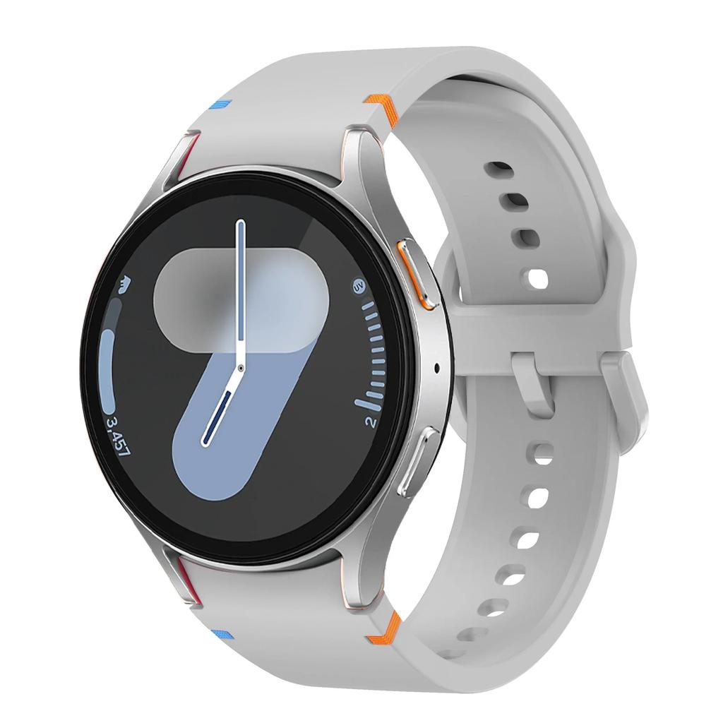 Nowy Oryginalny Silikonowy Pasek do Samsung Watch 7 6 5 Pro 44mm 40mm 45mm Sportowa Bransoleta do Galaxy Watch 6Classic 43mm 47mm Pasek