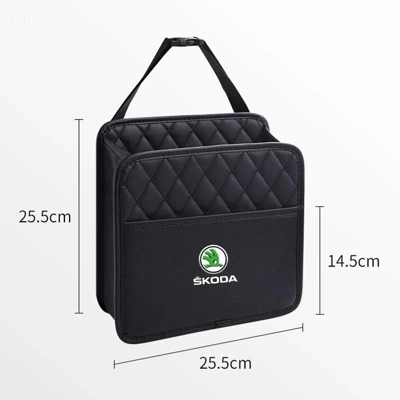 lkdxh8 Suspension car seat back storage bag/car rear seat storage bag for Skoda Octavia Superb Fabia 1 2 VII S Kodiaq Kamik Scala VIRS