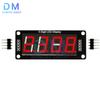 TM1637 LED Display Module for Arduino 4 Digit 7 Segment 0.56 inch Time Clock Indicator Tube Module Red Blue Green Yellow White