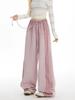 American Retro Stripe Sweatpants Women 2025 - Spring/Autumn Casual Wide Leg
