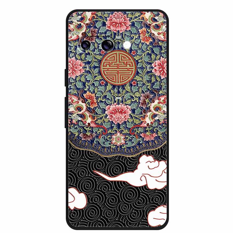 For Google Pixel 9A 5G Case 3D Relief Flower Emboss Soft Silicone various Flower Cartoon Cat Cover For Google Pixel 9a TPU Cases