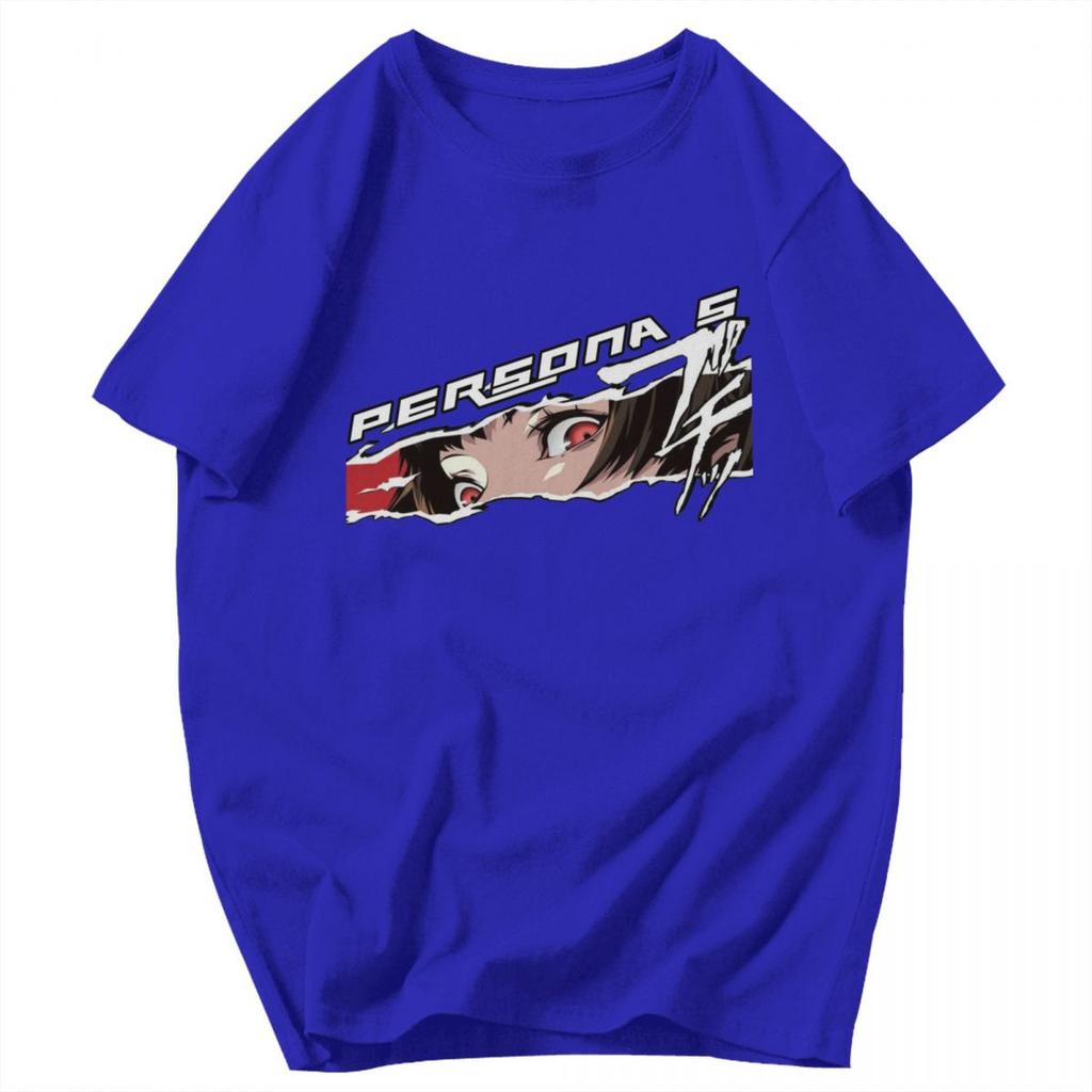 Men T Shirt Persona 5 Makoto Niijima Gifts Y2K Graphic Crewneck Unisex Clothing T Shirts