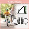 Adjustable Metal Training Wheels For Kids Bikes With Durable Non-slip Design
