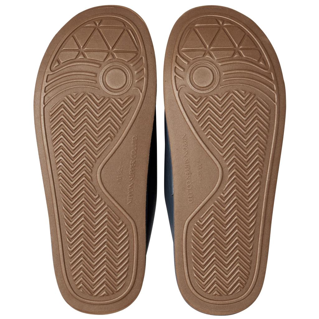 Easy To Walk In Stylish Winter Blue and Sizes Supervised by Sapporo Room Indoor Great for Guests [Gyupa] Comfortable, [Nippon Slippers] [Core Feel]