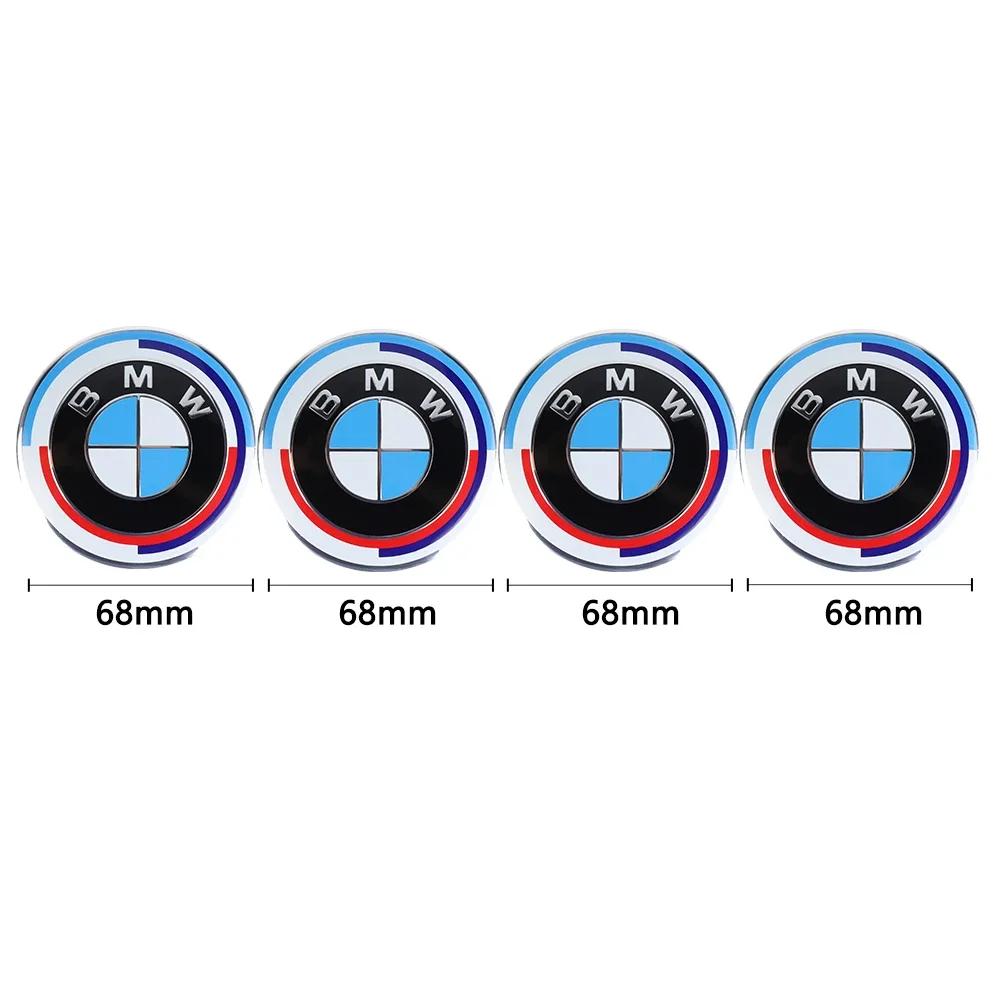 2026 Hot 56/68mm Car Wheel Center Covers Hub Caps Auto Badge Hubcaps Decoration for BMW M3 M5 M6 X1 X3 E46 E90 E39 F10 F20 F30 G20 E60 M