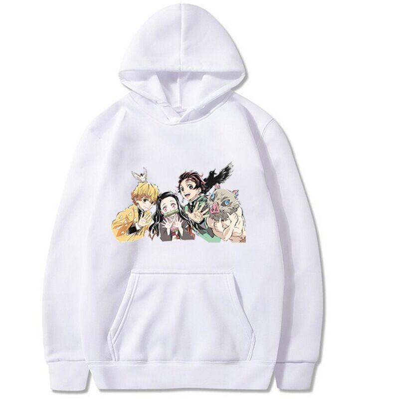 Japanese Animation Autumn Hoodie Fashion Design Men's Women's Sweatshirt Fleece Oversized Couples Streetwear Hoodies
