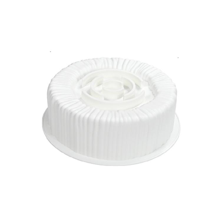 High Temperatures Resistant Silicone Mousse Cake Molds Cylindrical Coil Chocolate Bakeware Creative Dessert Mould