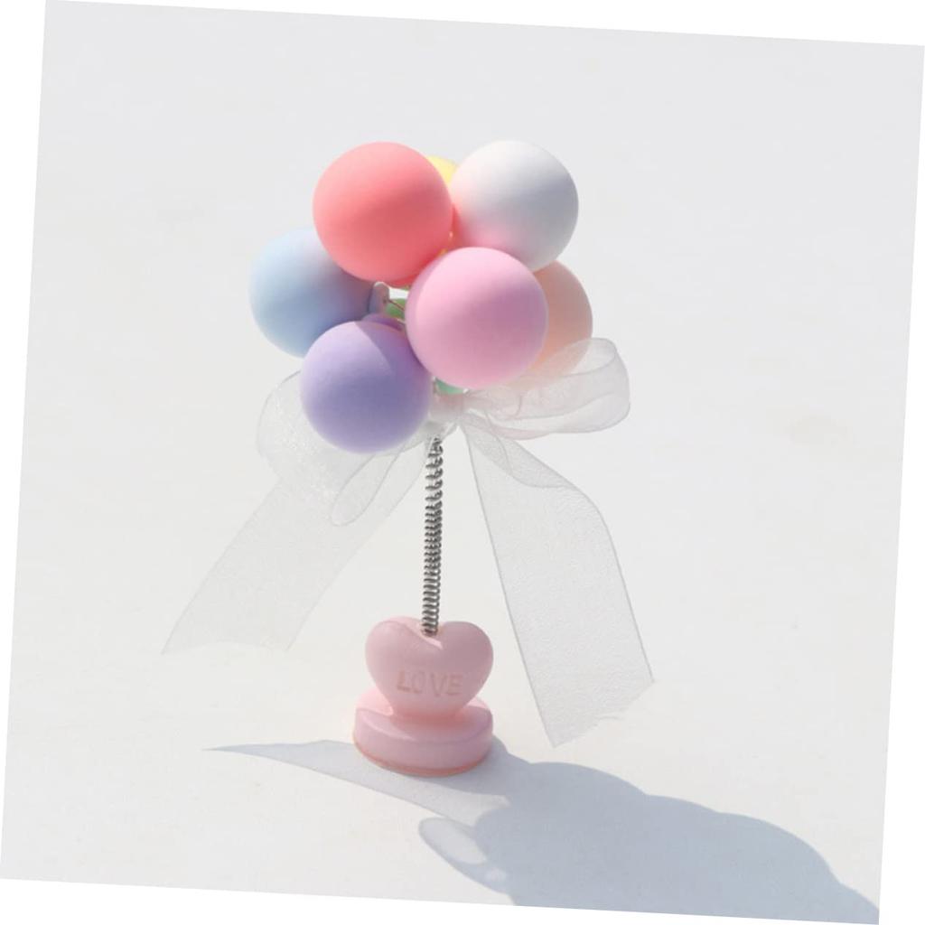 STOBAZA 1 Set Simulation Balloons Decoration Waving Head Decoration Car Balloon Car Interior 2pcs
