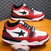 Spring Men's Shoes New Leather Surface Breathable Platform Casual Men's Shoes Fashion Basketball Shoes