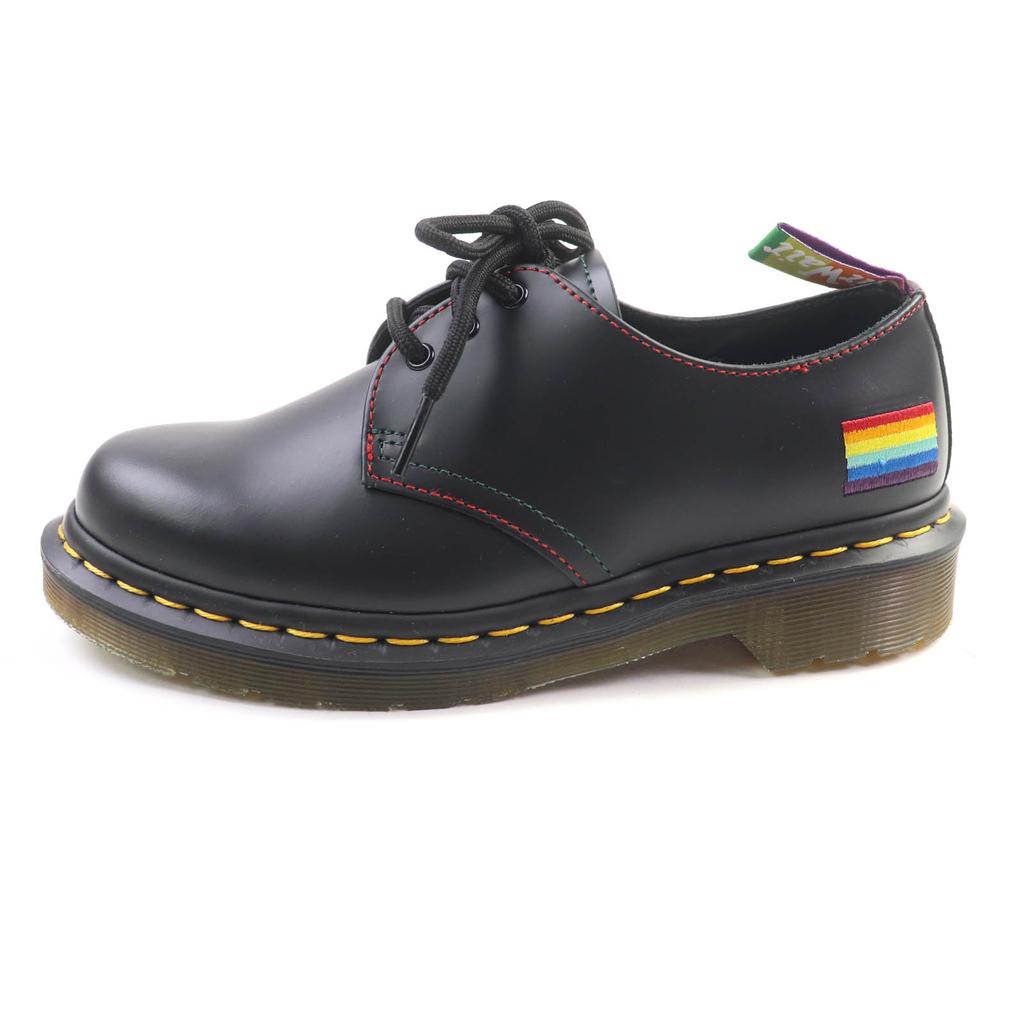 Pristine Dr.Martens Leather shoes 1461 for PRIDE black leather Women Used