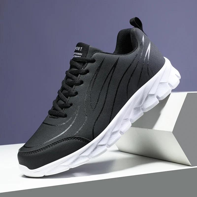 Fashion Casual Sneakers Men Shoes Casual Lace Up Round Head Sneakers Outdoor Anti-slip Walking Jogging Trainers Zapatilla Deportiva Homb