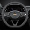Leather Car Steering Wheel Cover for Chevrolet Chevy Malibu Spark Tracker Cruze Sonic Camaro Equinox Volt Seeker Accessories