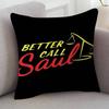 TV Drama Better Call Saul Cartoon Series Square Pillowcase Soft Waist Sofa Cushion Cover Bedroom Room Pillowcase