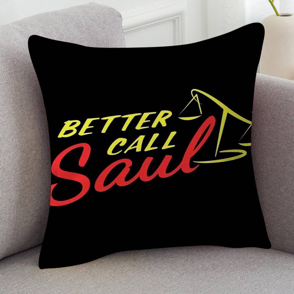TV Drama Better Call Saul Cartoon Series Square Pillowcase Soft Waist Sofa Cushion Cover Bedroom Room Pillowcase