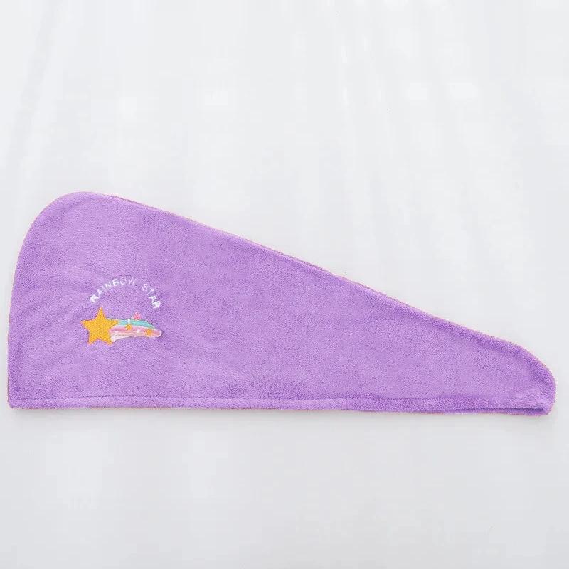 Wrap Bonnets 1pc Quickly Dry Hair Hat Super Absorbent Soft Bathroom Women Head Towels Girls Cute Hair Towel Hair Dry
