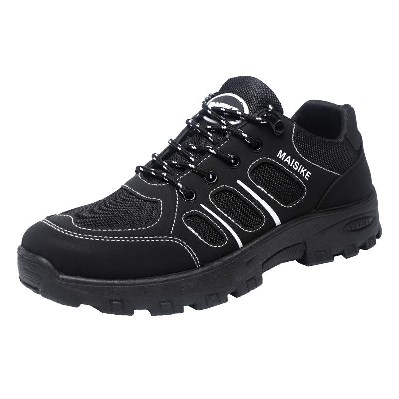 

Мужская обувь, спортивная обувь, весенняя новинка, походная обувь для активного отдыха, мужская дышащая повседневная обувь с круглым носком, походная обувь для мужчин из ЭВА 39 чёрный