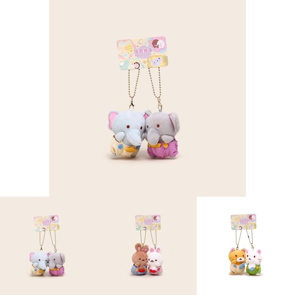 Breloc de pluș magnetic iepure urs elefant pentru cadouri și accesorii decorative