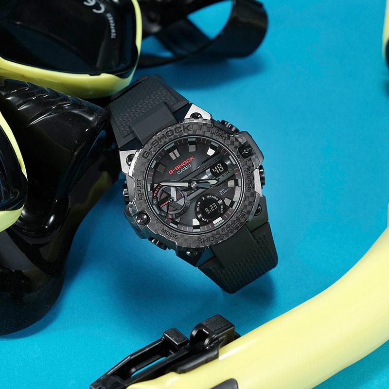 CASIO Men G-STEEL Series Black Watch GST-B400X-1A4PFT