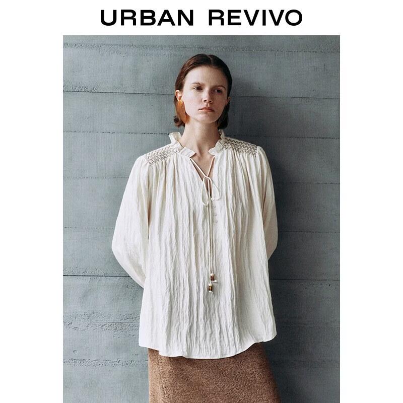 UR2026 Women's Casual Embroidered Blouse