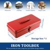 Iron Carrying Case Tool Box Hardware Tool Box Organizer Multifunctional Metal Tool Box Electrician Carpenter Workshop Suitcase