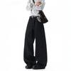 Mens Vintage High Street Flare Jeans Star Patchwork Original Denim Pants Casual Streetwear