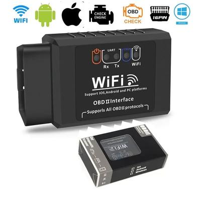Skener OBD2 WIFI ELM327 V 1.5 pro iPhone IOS / Android Auto Diagnostický nástroj OBDII OBD 2 ODB II ELM 327 V1.5 WI-FI Code Reader