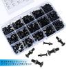 500pcs M3 M4 M5 Hex Socket Flat Head Bolt Set, Hex Socket Head Bolts Set, Hex Screws, Countersunk Head Bolts, Pan Head Bolts and Nuts, Alloy Steel, Re